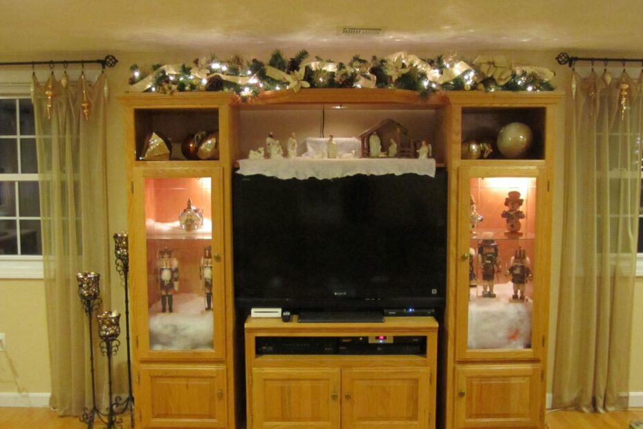 christmas decor entertainment center 10+ Entertainment Center Christmas Decor