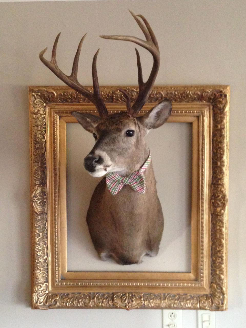 deer head christmas decor Christmas Deer Deer Mount Decor, Deer Head Wall Decor, Deer Decor, Deer