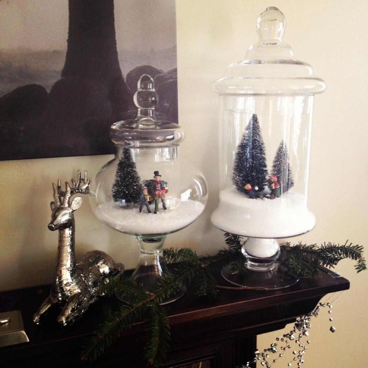 christmas decorating ideas with apothecary jars Winter holiday apothecary jars Christmas Christmas Jars, Christmas