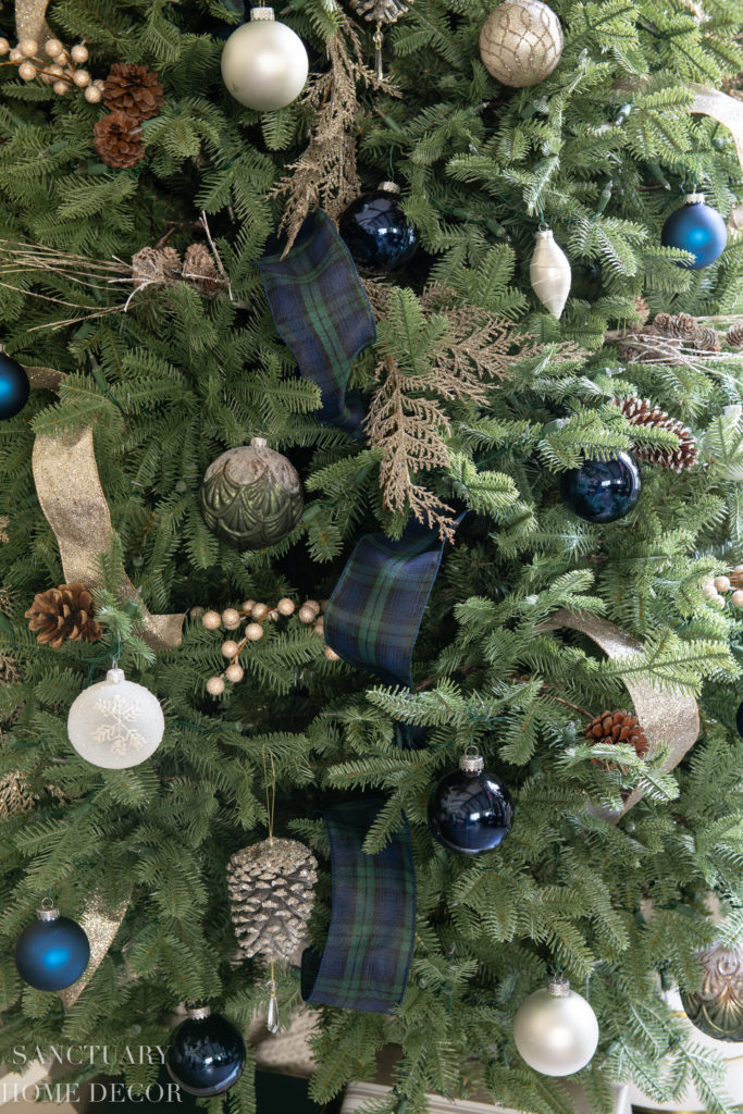 blue plaid christmas decor Cozy Plaid Christmas Decor in Green and Blue Sanctuary Home Decor