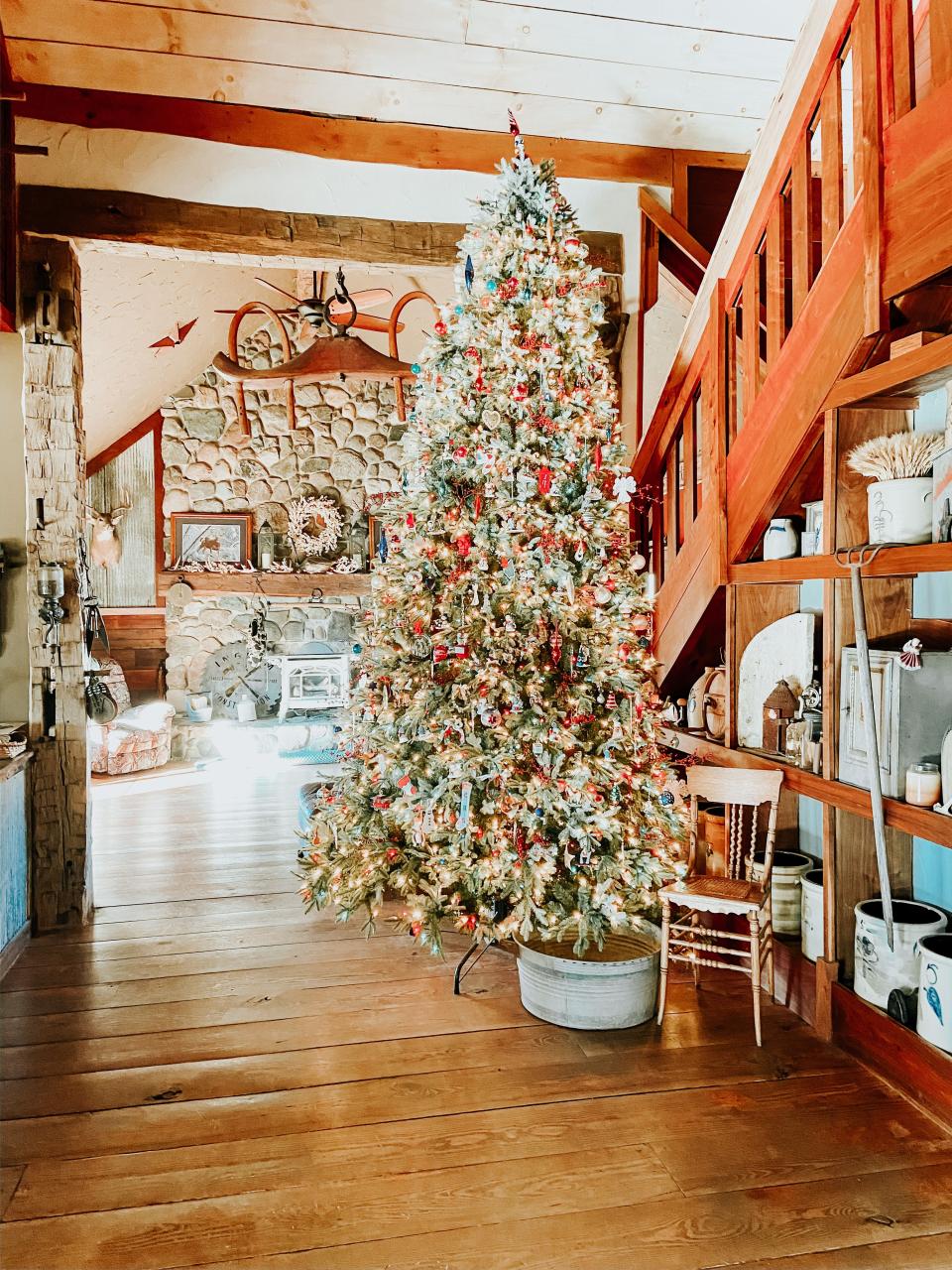 country christmas tree decor Rustic Country Christmas