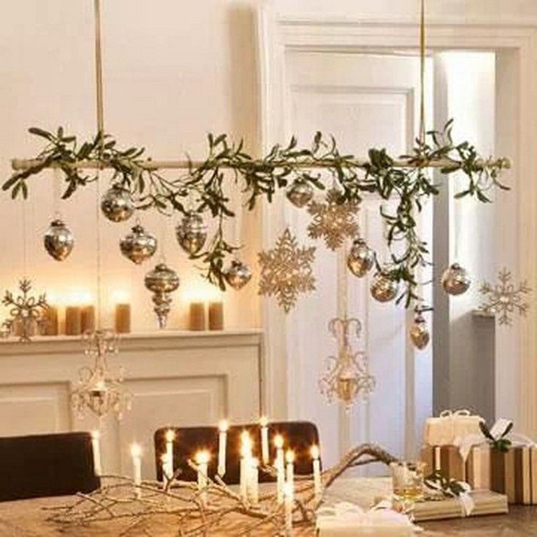 christmas decor hanging from ceiling 30+ Hanging Ornaments From Ceiling Ideas HomeDecorish