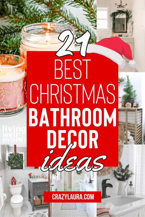 christmas decor ideas for bathroom 21 Best Christmas Bathroom Decor Ideas Christmas bathroom decor