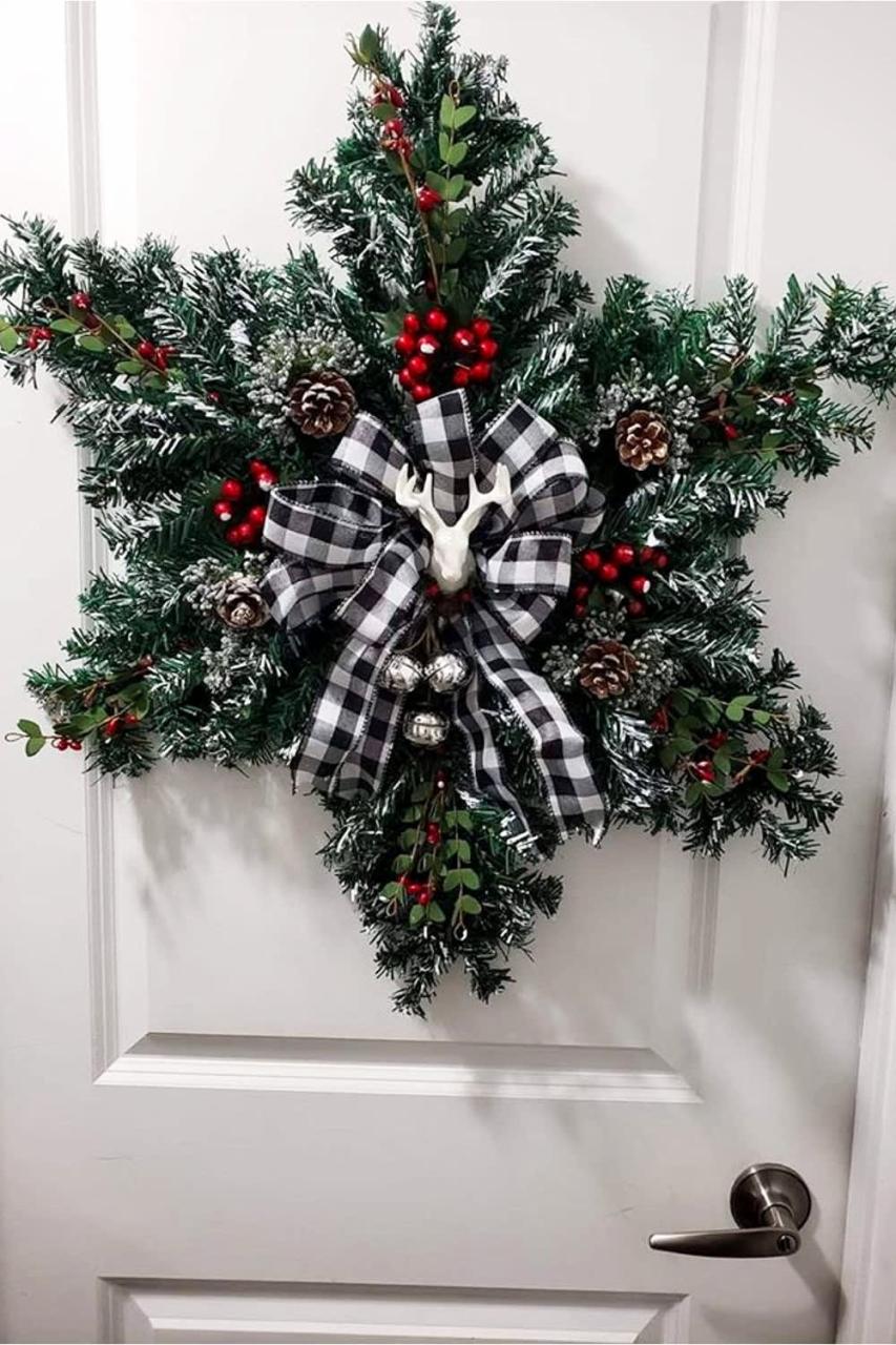 farmhouse christmas decor diy DIY Farmhouse Christmas Decor and Country Style Christmas Decorations