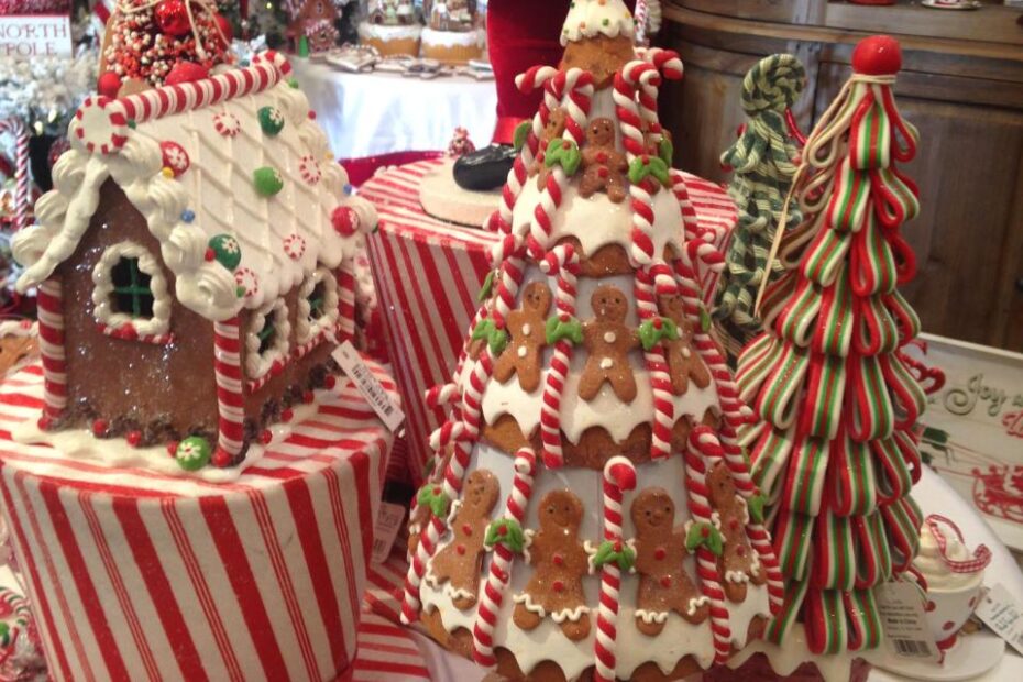 gingerbread christmas decor ideas Delight in Sweet and Whimsical Candy Houses