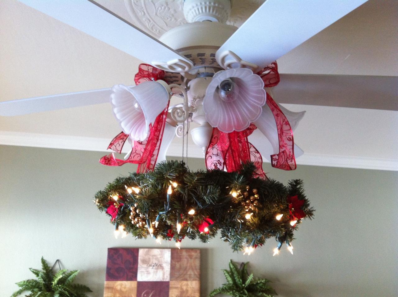 christmas decor for ceiling 30+ Christmas Ceiling Decorations Ideas HomeDecorish