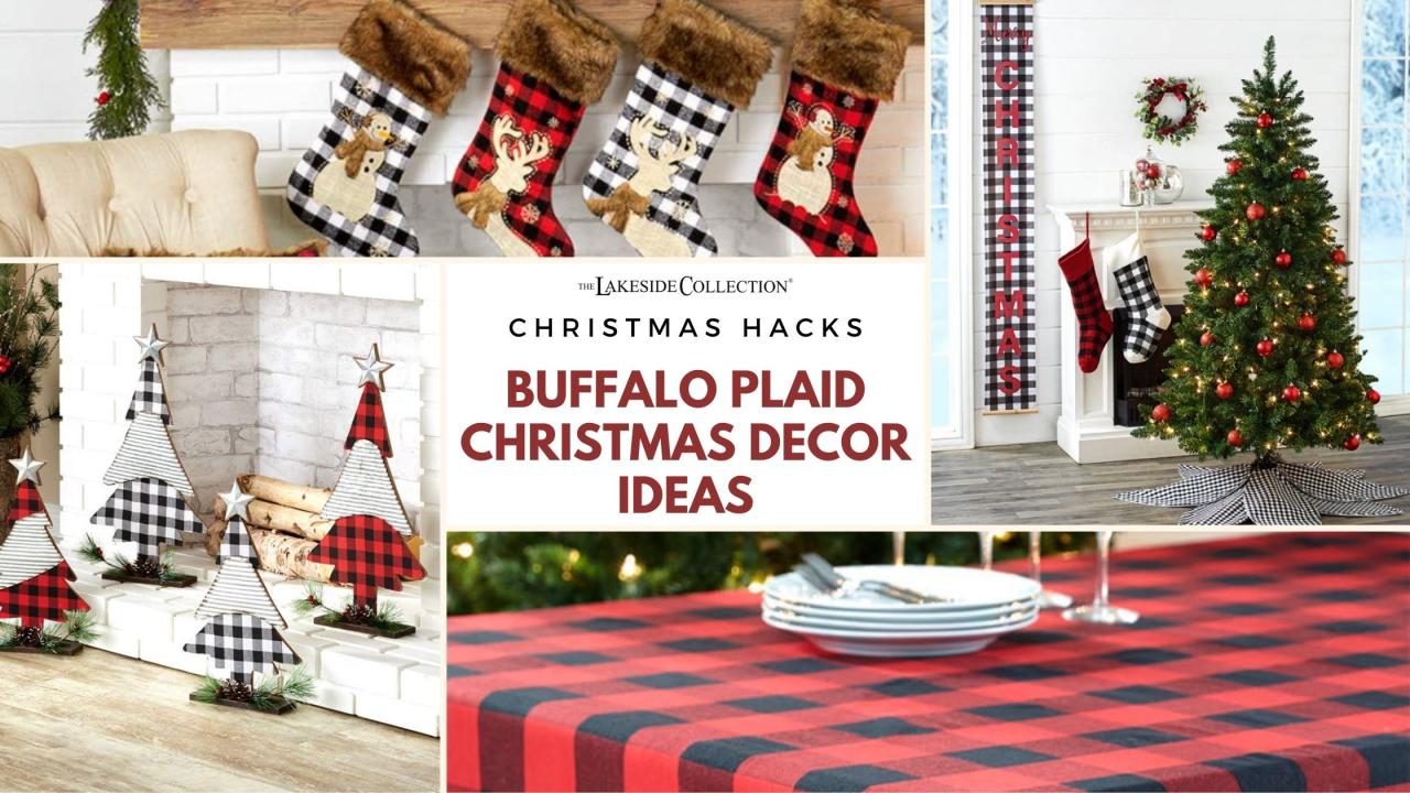 buffalo plaid outdoor christmas decor 9 Buffalo Plaid Christmas Decor Ideas The Lakeside Collection