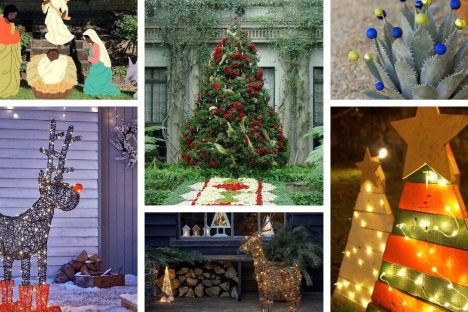 christmas decorations garden ideas 52 New great garden decorating ideas for Christmas that will boost the