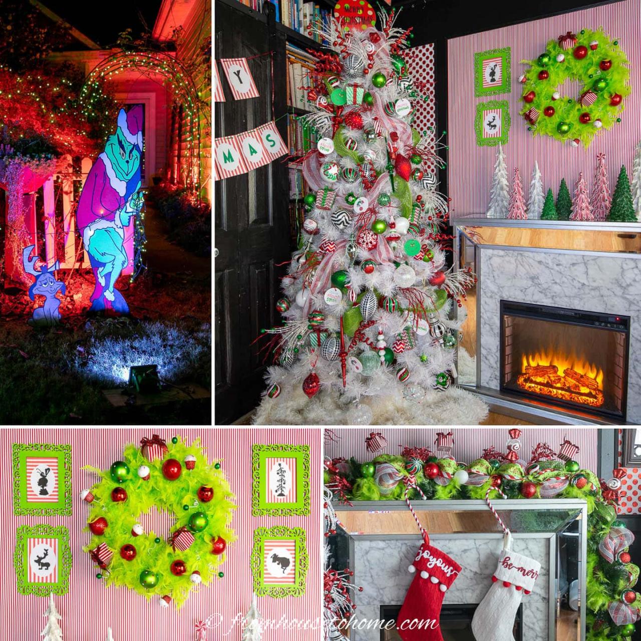 the grinch christmas tree decor Whoville Christmas Decorations Ideas