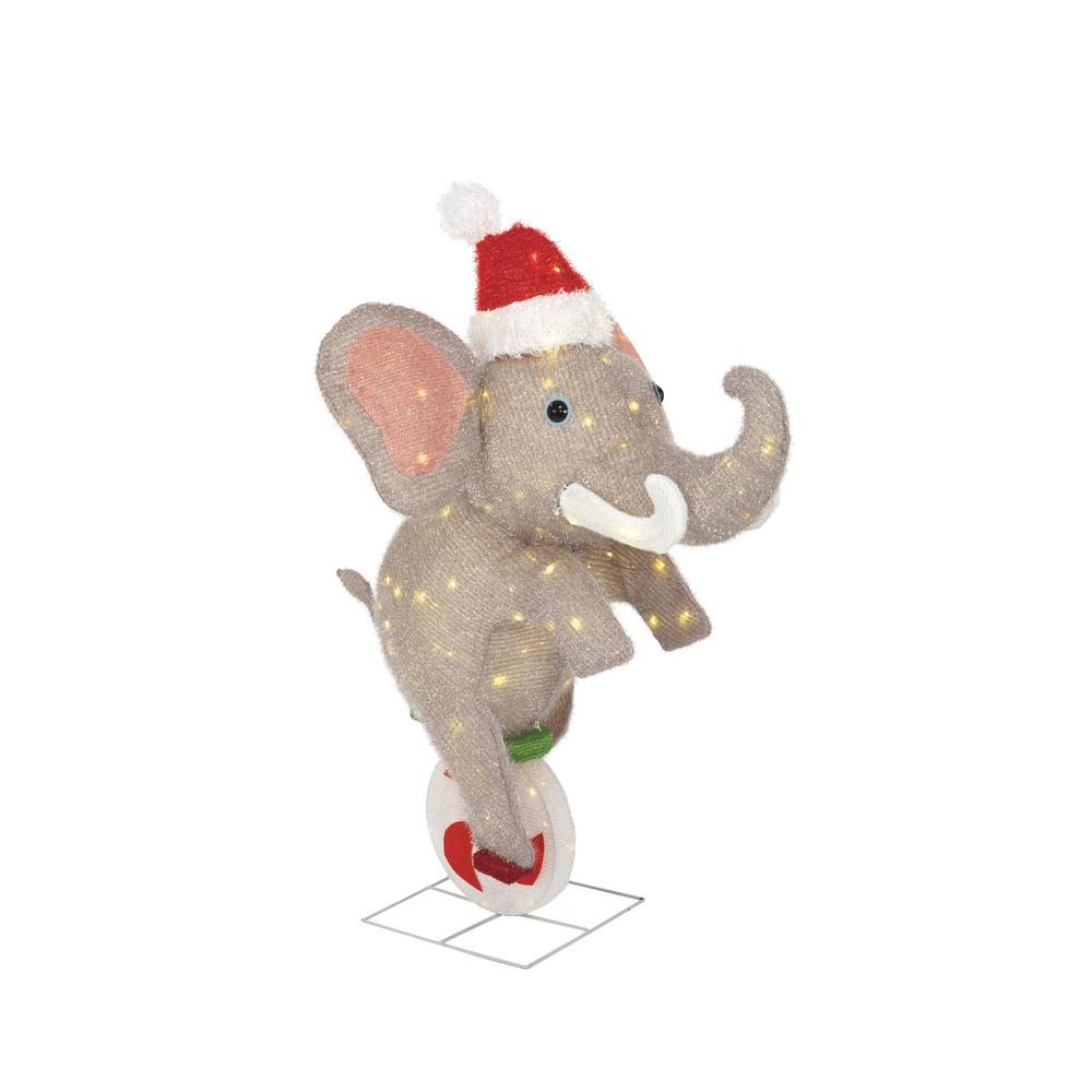 elephant christmas outdoor decorations Christmas Yard Decorations Outdoor Christmas Decorations The Home Depot