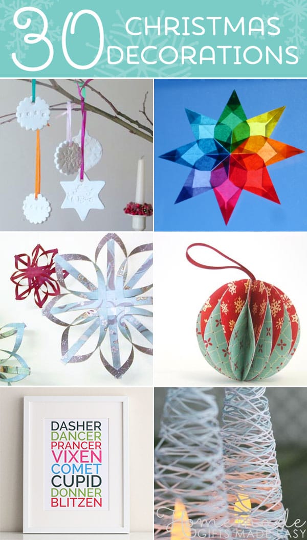 christmas decoration ideas easy to make DIY christmas decorations you can make at home Easy and festive ideas