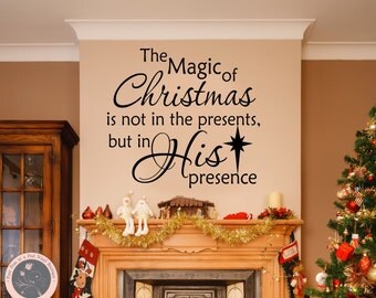 christian christmas wall decor Christmas Decor Christmas Wall Decal Christian Wall Decal Jesus