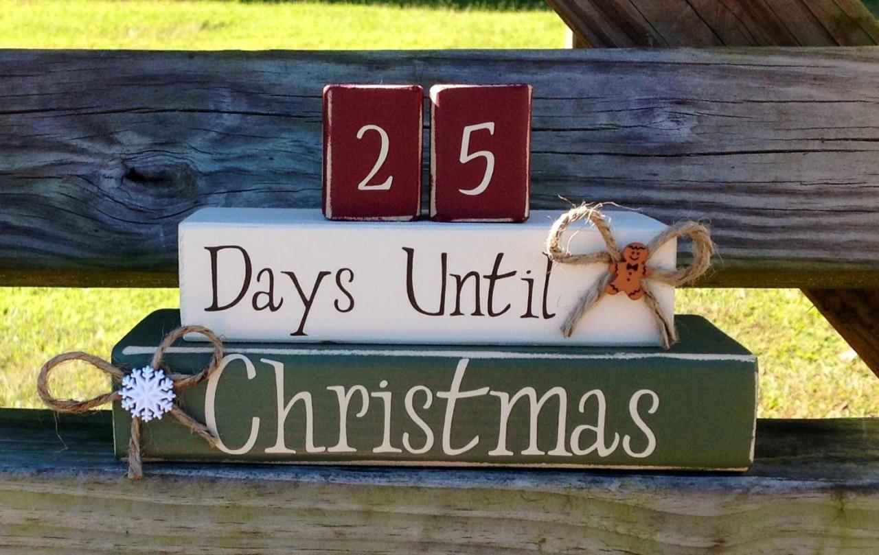 countdown to christmas decor Items similar to Christmas Countdown. Christmas Decoration. Holiday