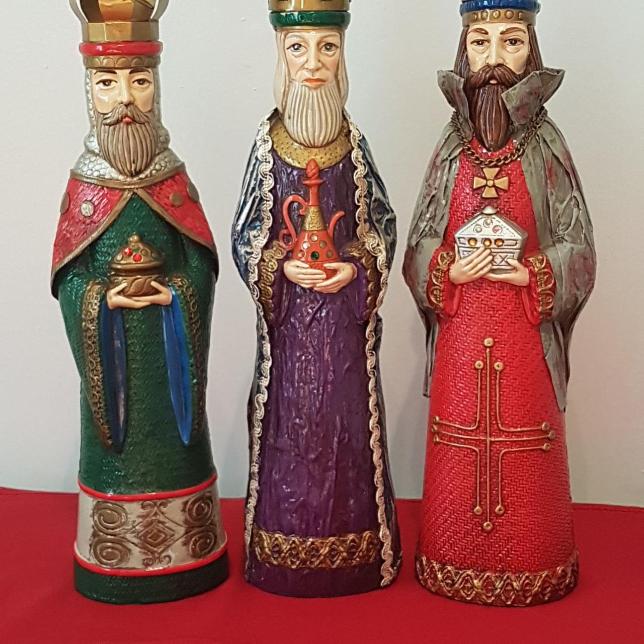 3 wise men christmas decor Vintage Schmid Bros, 3 Wise Men, Christmas, Nativity Scene, Tall Wise