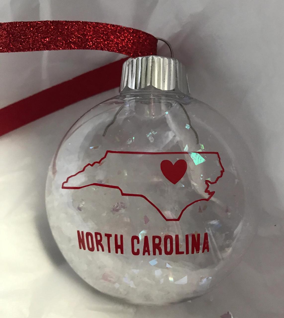 christmas decor of south carolina South Carolina Christmas Tree Ornament Etsy