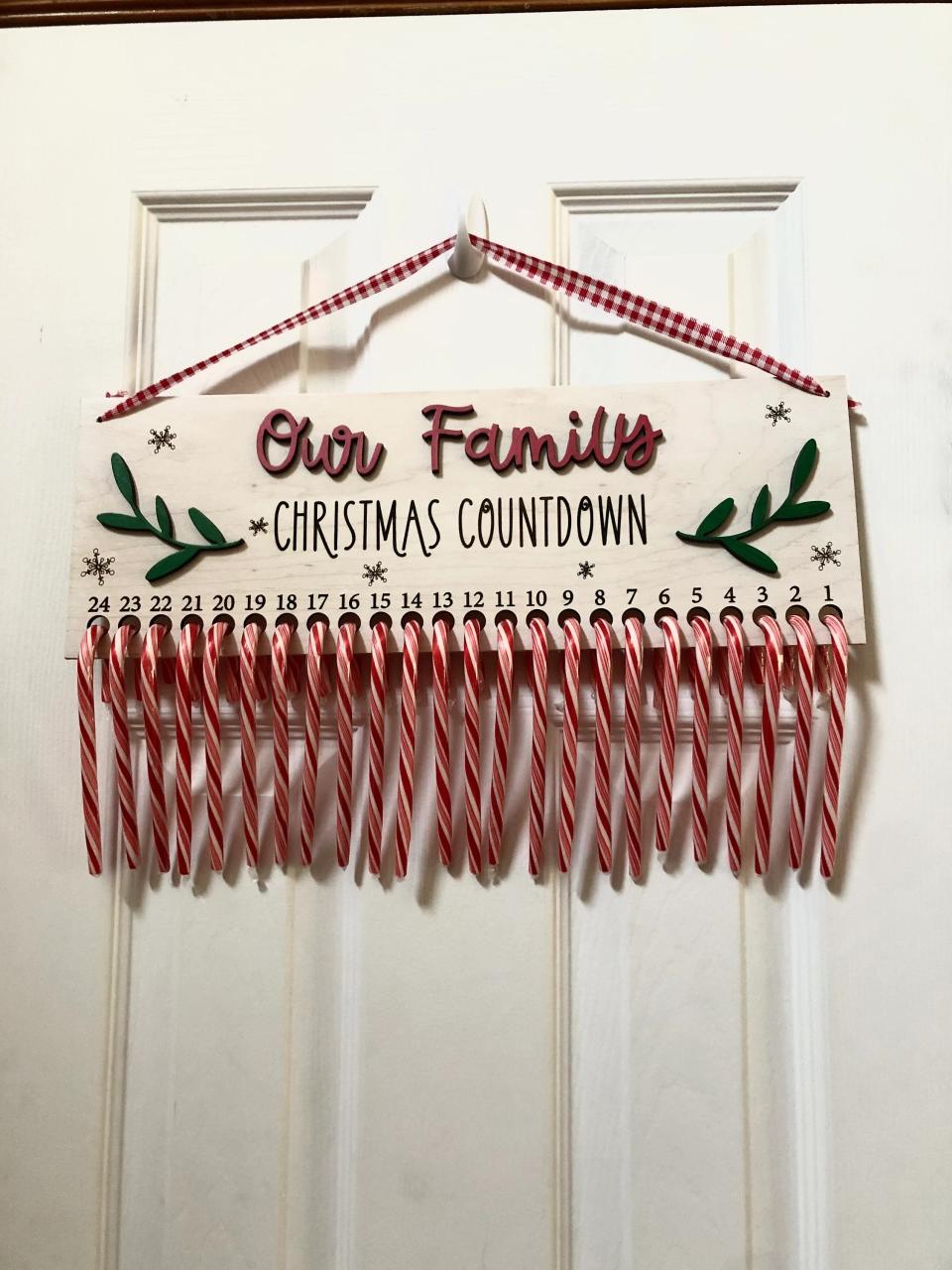 countdown to christmas decor Countdown to Christmas Etsy