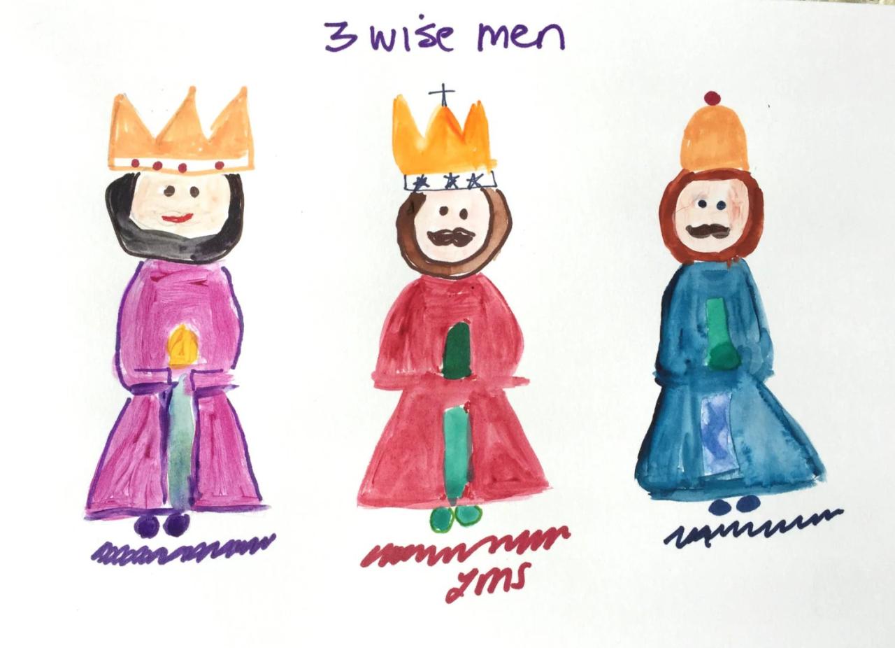 3 wise men christmas decor Ready to ship Three Wise Men Christmas decor Lilymoonsigns