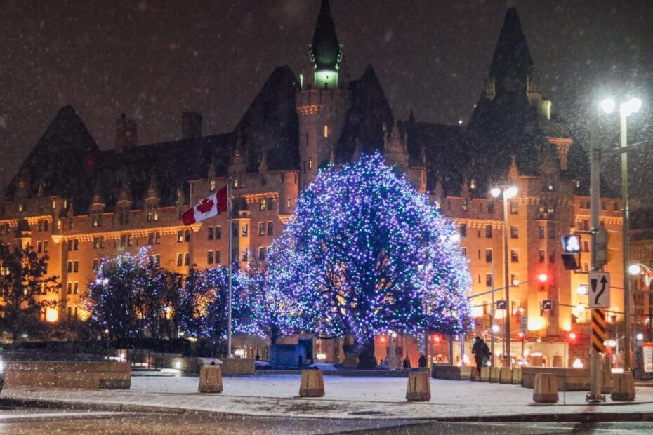 christmas decor in canada See Downtown Illuminated With Thousands of Ottawa Christmas Lights