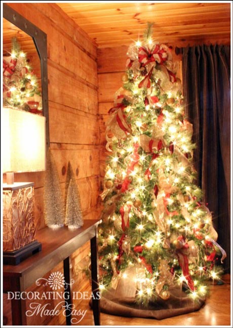 christmas decorating ideas for log cabin Exterior Christmas Decorating Ideas for Your Home and Porch