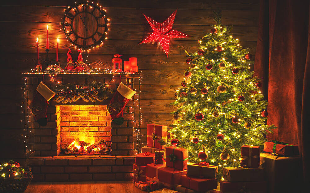 christmas decorating ideas for log cabin Christmas decorating ideas in house