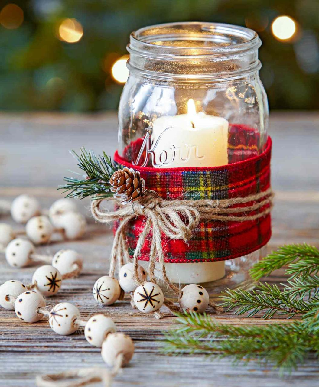 christmas jar decoration ideas pinterest 21 Adorable Christmas Mason Jar Crafts You Can Make Today