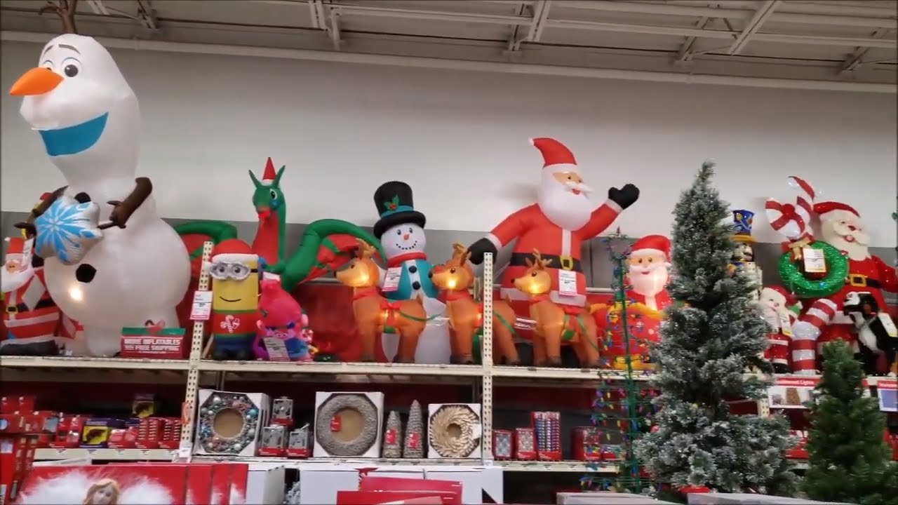 christmas decor at home depot Home Depot Christmas 2019 Holiday Decorations YouTube