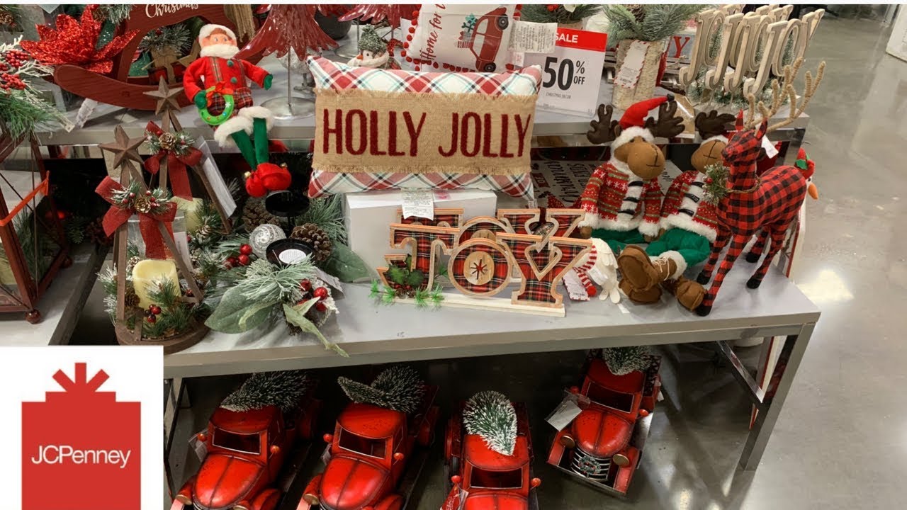 jcpenney christmas decor clearance JCPENNEY HOLIDAY EDITION! CHRISTMAS DECOR 2019! 50 off! COME WITH ME