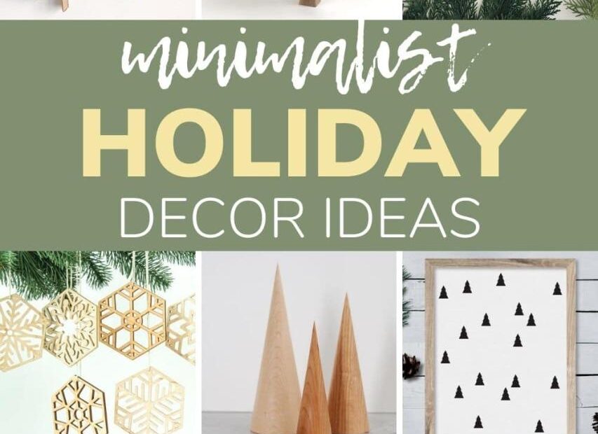 minimalist modern christmas decor Minimalist Christmas Decor Ideas (Modern and Unique) Maple + Mango