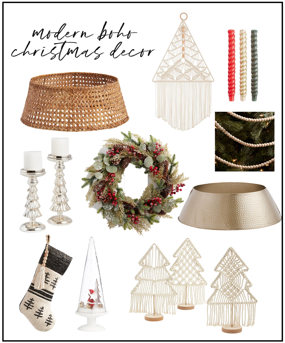 colorful boho christmas decor Modern Boho Christmas Decor Caroline Roach Designs