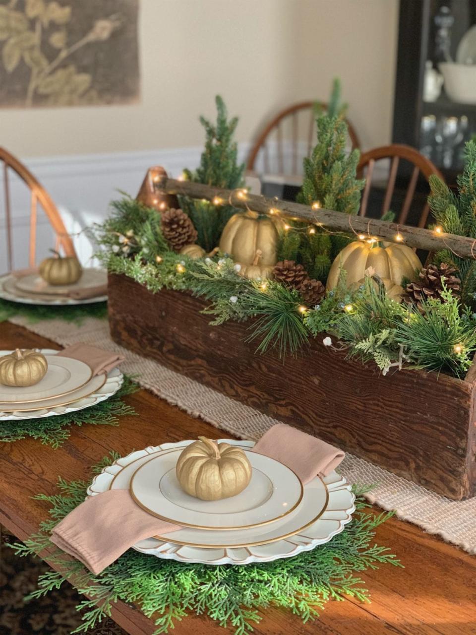 christmas decor before thanksgiving How to Decorate for Fall and Christmas Before Thanksgiving Bricks 'n