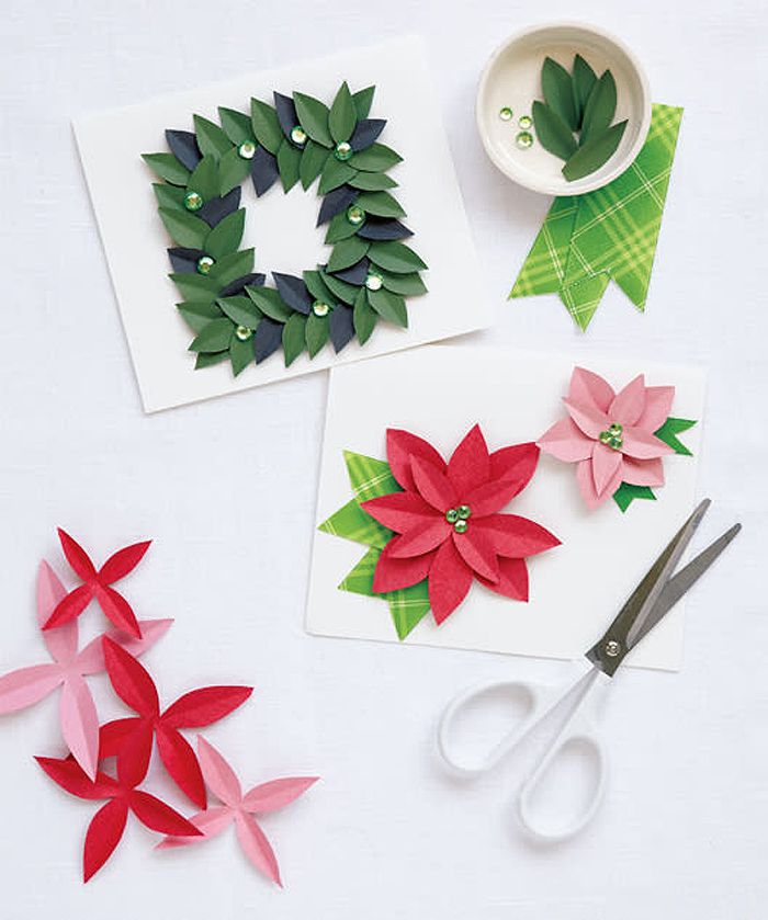 christmas card decorations ideas 21 DIY Christmas Card Ideas