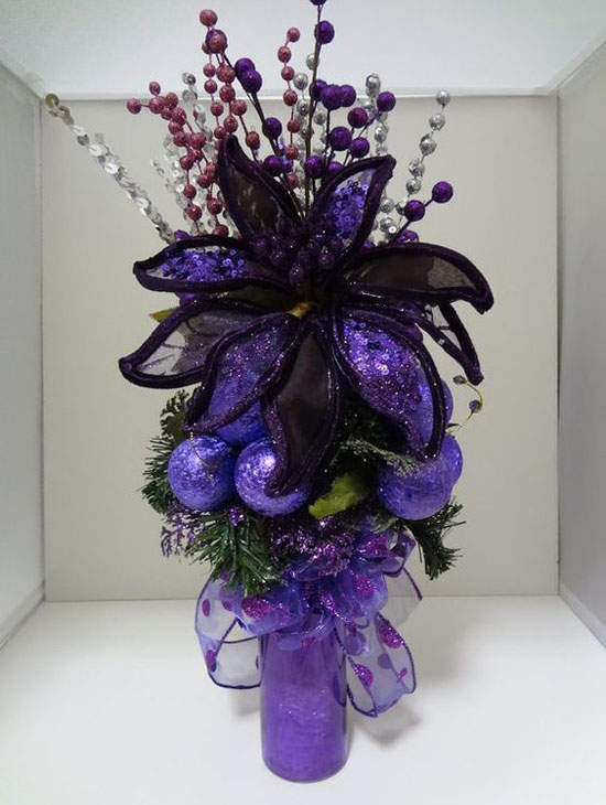 purple christmas decor ideas 35 Breathtaking Purple Christmas Decorations Ideas All About Christmas