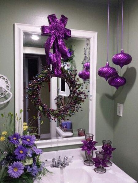 purple christmas decor ideas 35 Breathtaking Purple Christmas Decorations Ideas All About Christmas