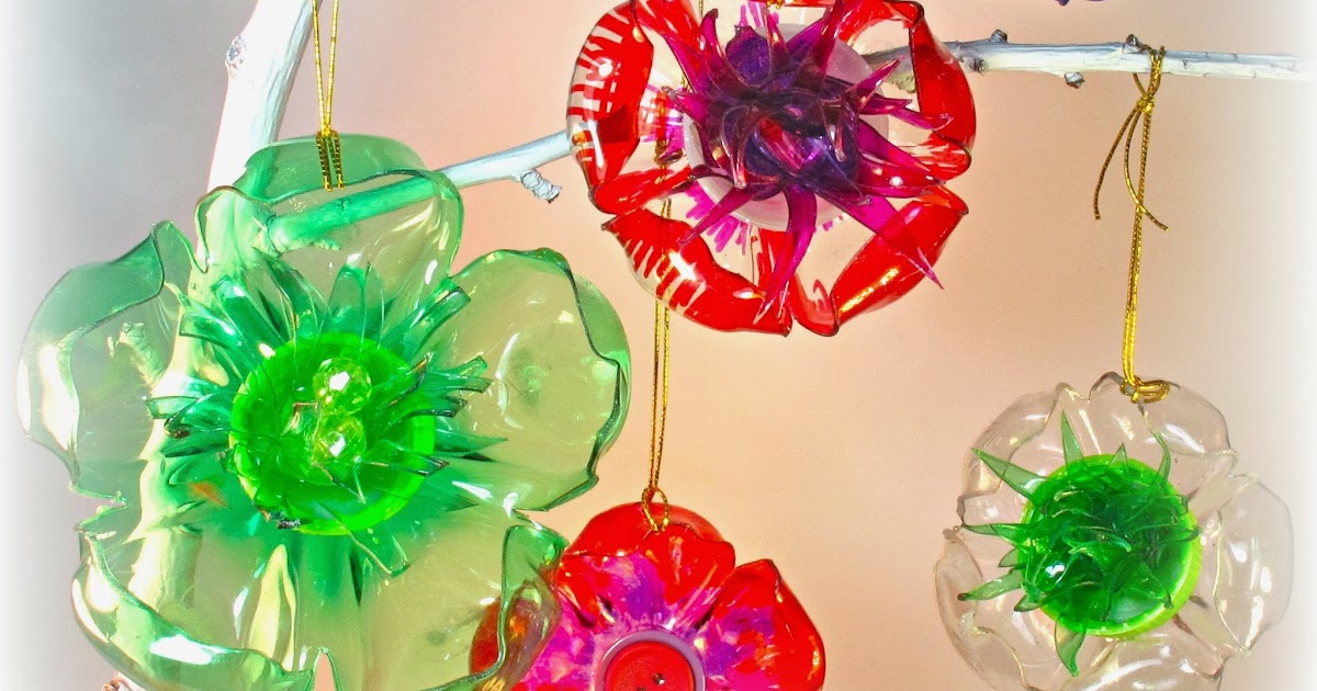 christmas decoration ideas using plastic bottles BluKatKraft DIY Recycled Plastic Bottle Crafts, Kid's Crafts