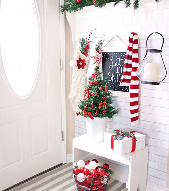 red and white christmas decor ideas 40+ Red and White Christmas Decorating Ideas All About Christmas