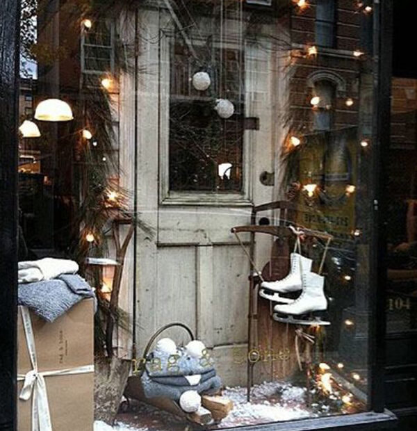 christmas decor window display 35 Wonderful Christmas Window Display Ideas On A Budget HomeMydesign