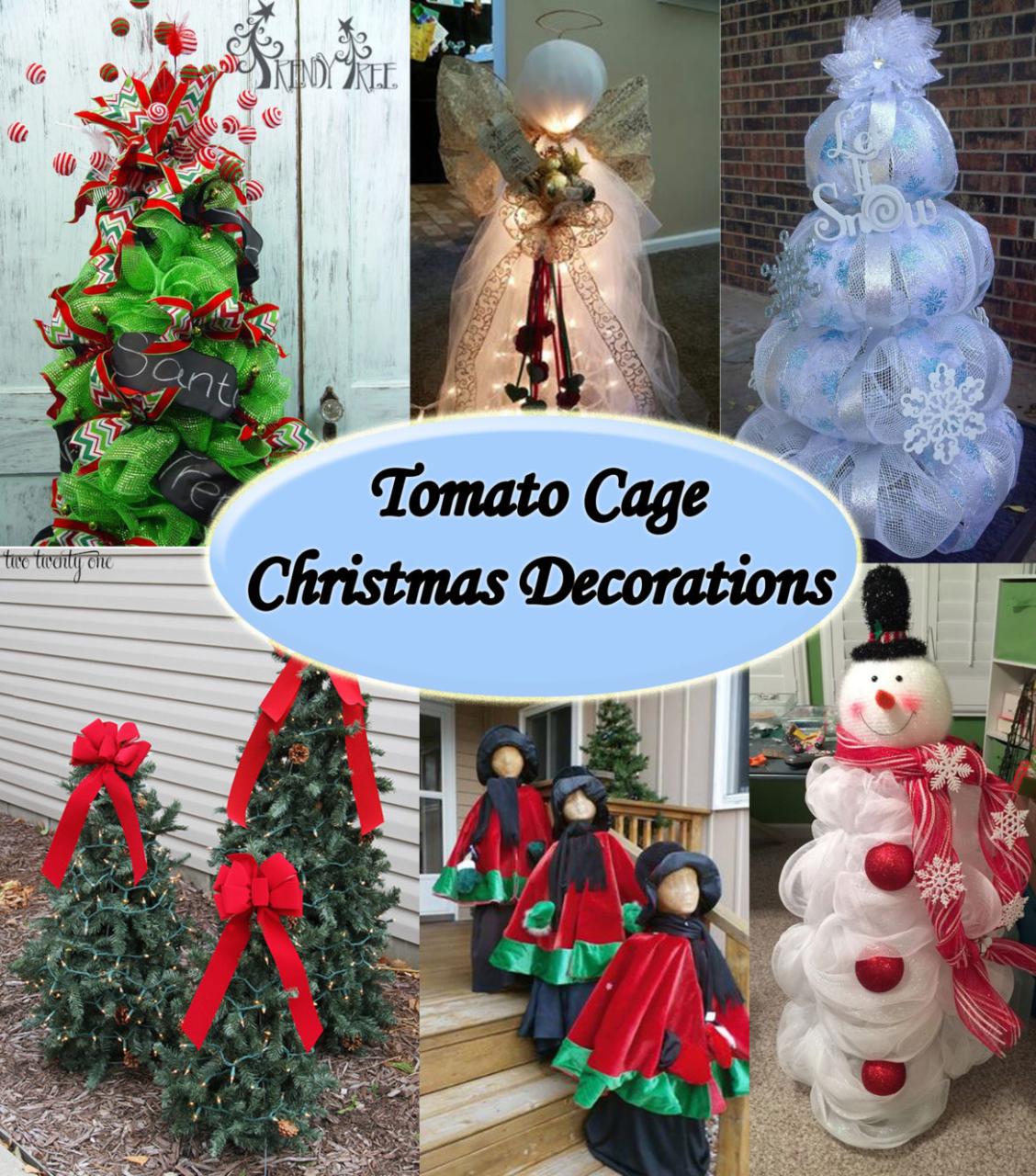 tomato cage christmas decor Tomato Cage Christmas Decorations The Keeper of the Cheerios